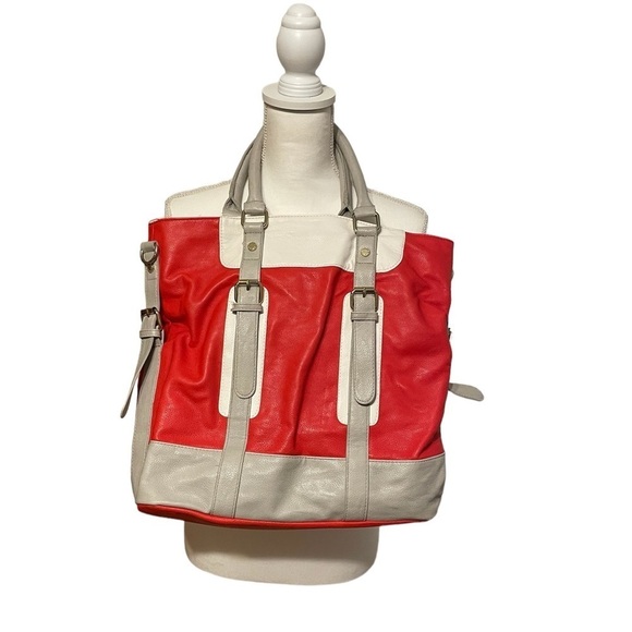 Steve Madden Color Block Tote Bag - Picture 1 of 12